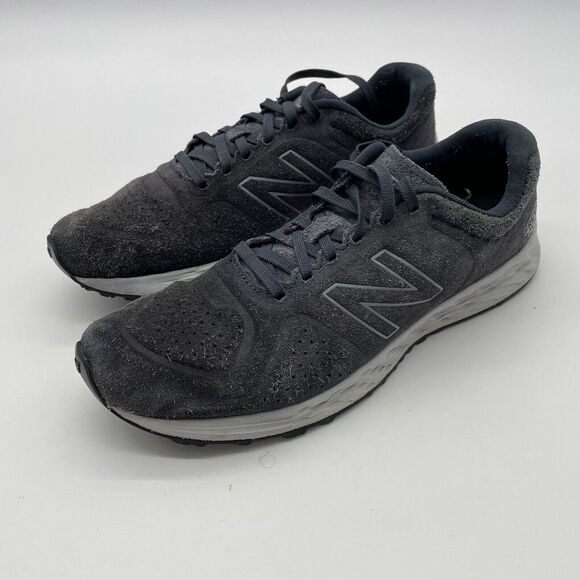 WOMEN`S New Balance Fresh Foam Suede‎ Shoes SIZE 7.5 GREY - Picture 1 of 7